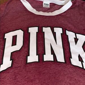 Pink Brand Maroon/Purple Short Sleeve